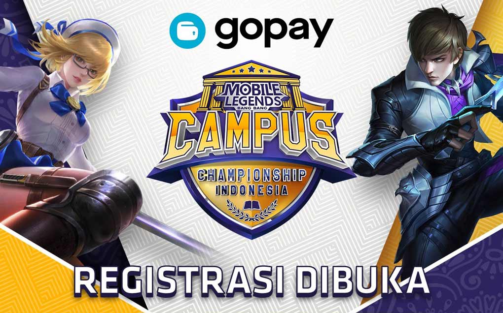 Registrasi GoPay MLBB Campus Championship 2020 Telah Dibuka