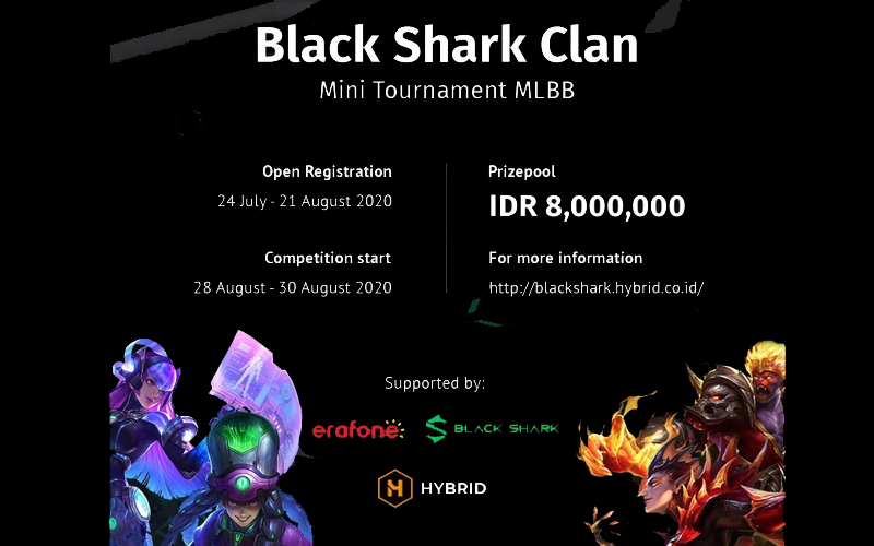 Black Shark Hadirkan Turnamen MLBB Amatir Bernama Clan Mini Tournament