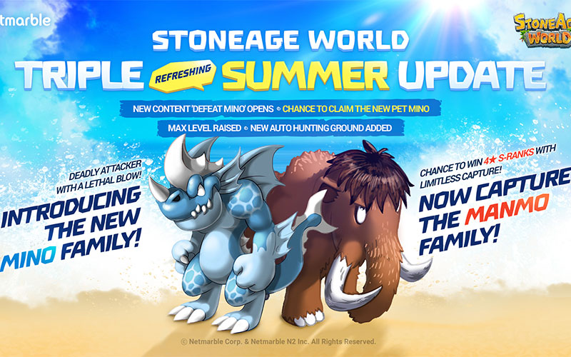 Update Summer Stoneage World Hadirkan Region, Pet, dan Konten PVE Terbaru