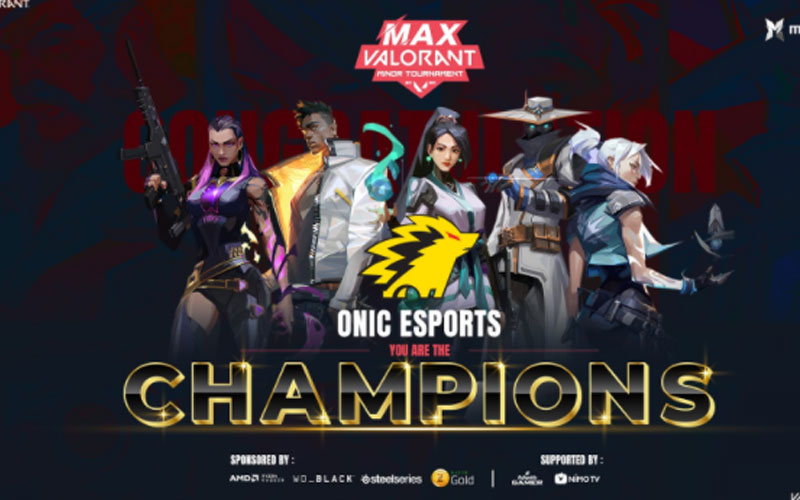 ONIC Esports Keluar Sebagai Juara Pertamaa MAX Valorant Minor Tournament