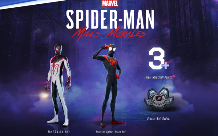 4 DLC Early Purchase Bonus Spider-Man Miles Morales