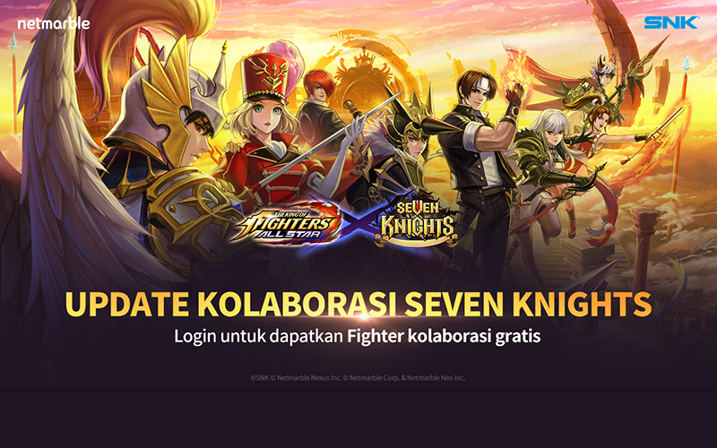 The King of Fighters Allstar Bersatu dengan Hero Utama Seven Knights