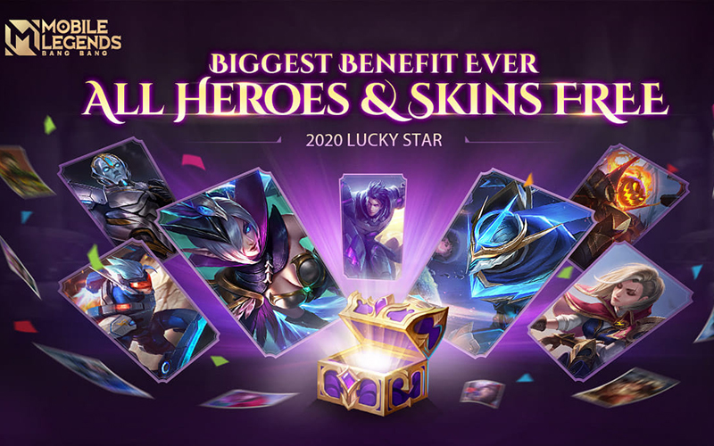 Event Lucky Star Mobile Legends, Dapatkan Semua Skin, Hero, Hingga 10.000 Diamond Gratis