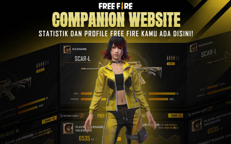 Bisa Cek Statistik dan Profile, Ini Cara Mengakses Free Fire Companion Website
