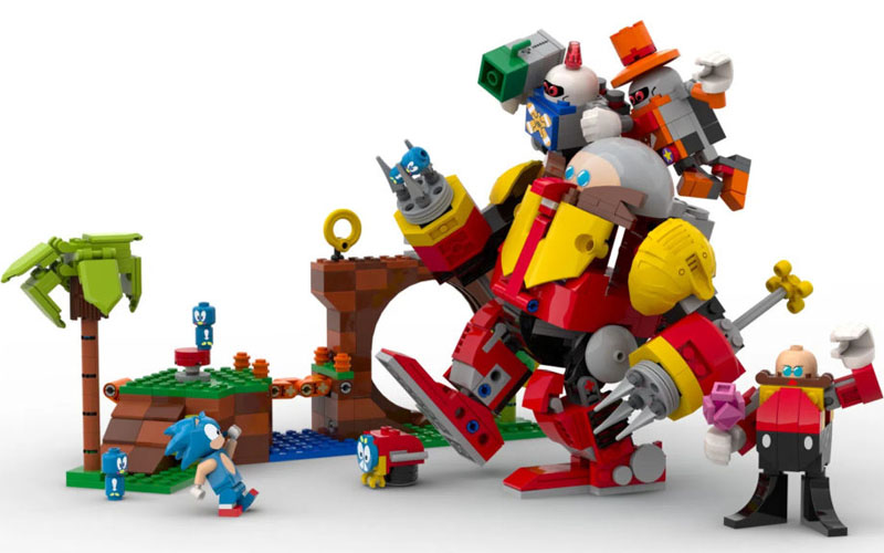 Dapat Dukungan 10.000 Suara, Lego Bakal Rilis Koleksi Set Sonic the Hedgehog