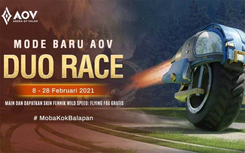 AOV Rilis Mode Duo Race, Bisa Moba Sambil Balapan