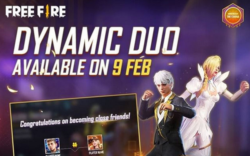 Fitur Baru Dynamic Duo Hadir di Free Fire Mulai 9 Februari