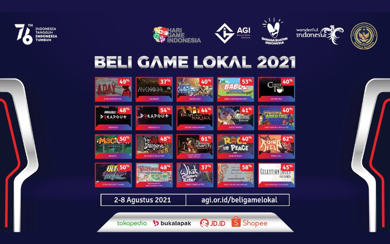 Buruan Beli! Game-Game Lokal Dapatkan Diskon Spesial Hari Game Indonesia