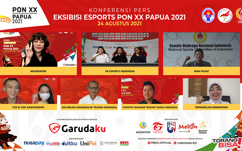 Sambut Apresiasi Gamers, PBESI Hadirkan PUBG Mobile dan Pertandingan Persahabatan Lokapala di Esports PON XX Papua