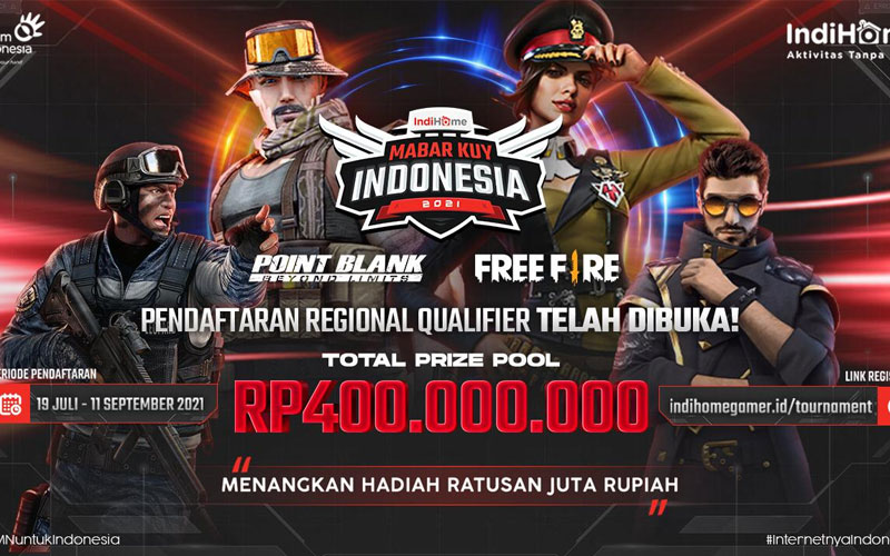 Dukung Perkembangan Komunitas Gamer, Telkom Persembahkan Kompetisi IndiHome MabarKuy Indonesia 2021