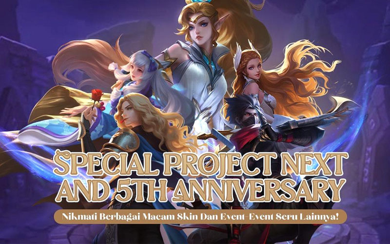 Spesial Anniversary 5th, Mobile Legends Hadirkan Beragam Project Seru!