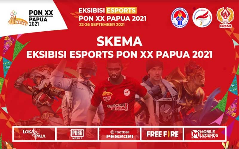 Skema Eksibisi Esports PON XX Papua 2021