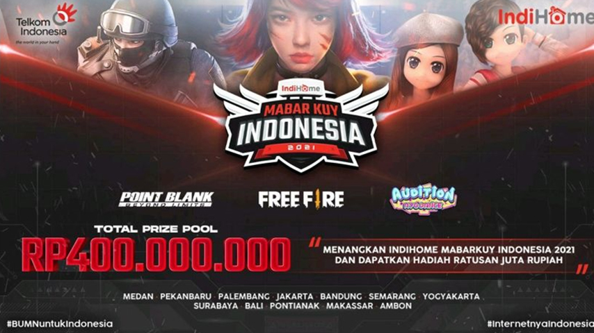 Upoint Dan IndiHome Gelar Kompetisi Esports Bertajuk Mabarkuy Indonesia