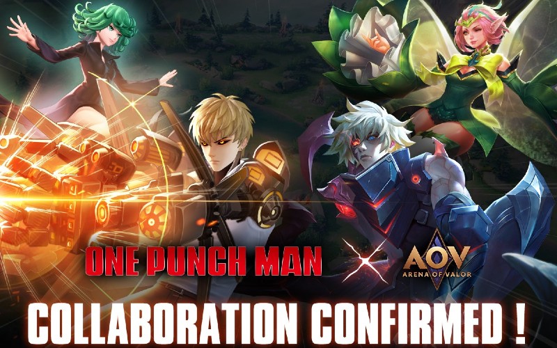 Arena of Valor (AOV) Resmi Berkolaborasi Dengan Anime One-Punch Man