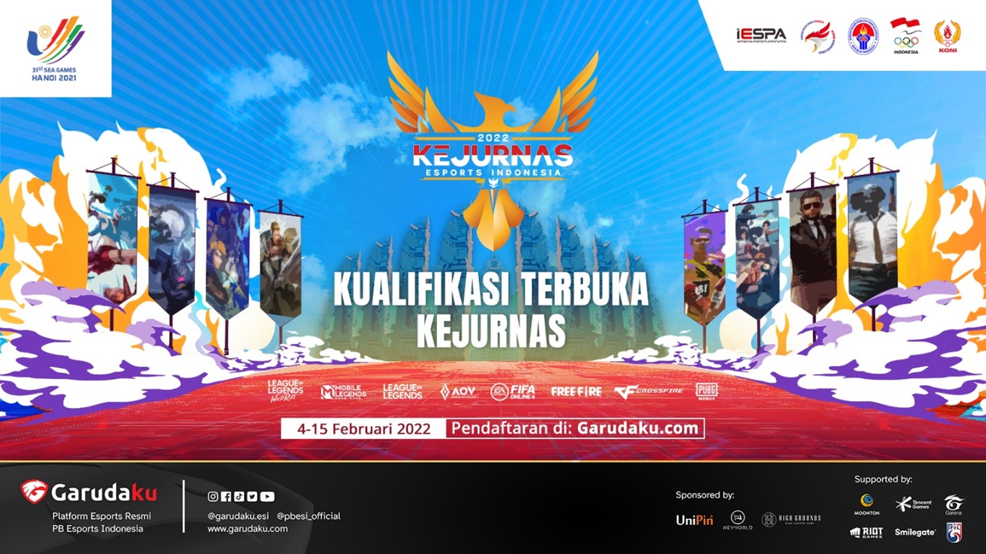 Pendaftaran Kualifikasi Terbuka Kejurnas Esports Indonesia Telah Dibuka
