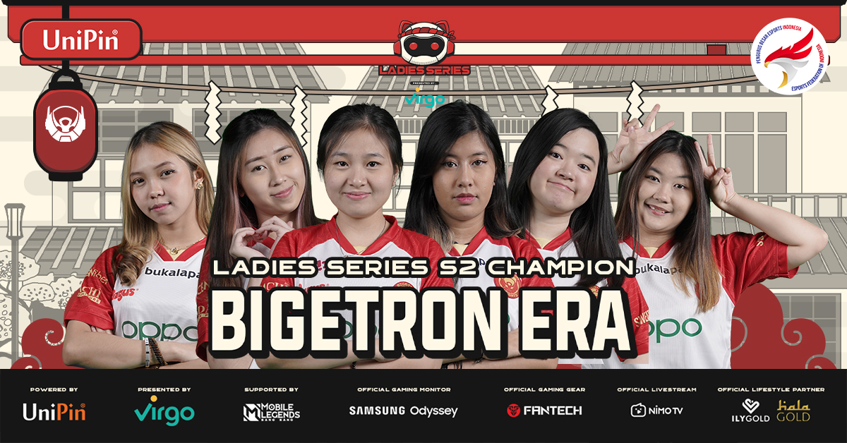 Bertanding Tanpa Kekalahan di Babak Play-off, Bigetron Era Juara Bertahan UniPin Ladies Series
