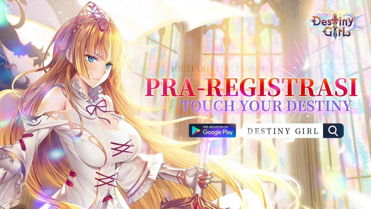 Pra-Registrasi Destiny Girl Di Google Play Telah Dibuka