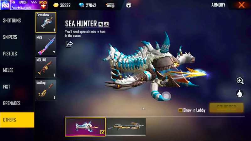 Skin Crossbow Sea Hunter