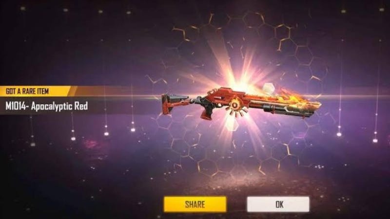 Skin M1014 Apocalyptic Red