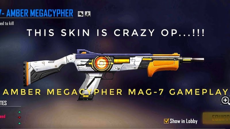 Skin MAG-7 Amber Megacypher