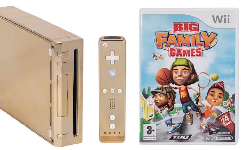 Nintendo Wii Berlapis Emas Hadiah Ratu Elizabeth II Dilelang