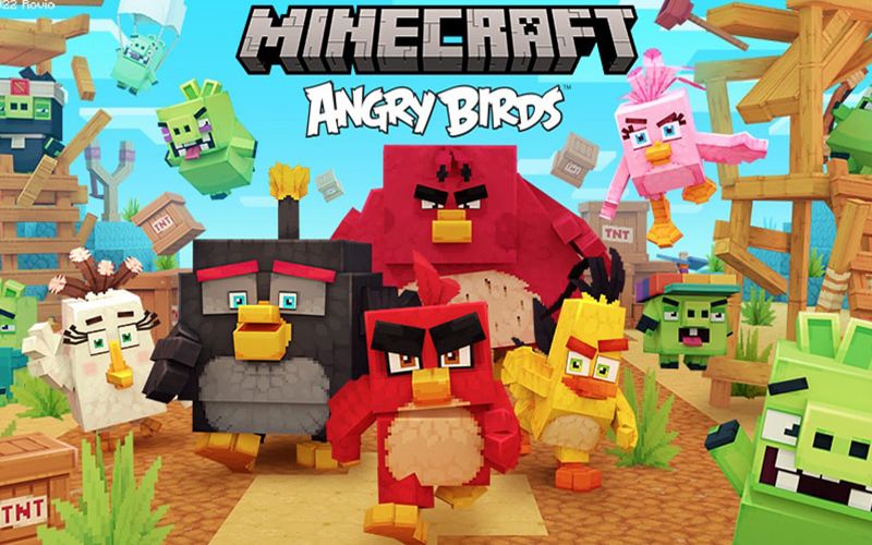 Angry Birds Muncul di Minecraft Sebagai Crossover DLC