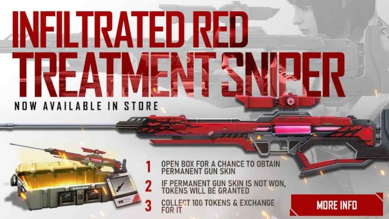 Skin Treatment Sniper Infiltrated Red