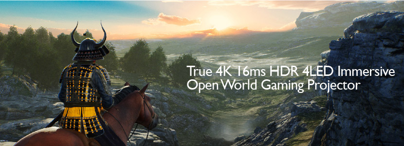 BenQ Hadirkan Proyektor Gaming 4LED 4K HDR Pertama Dunia untuk Open-World Games Ultra Realistis