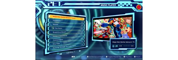 Fitur Music pada Bendel Mega Man Battle Network Legacy