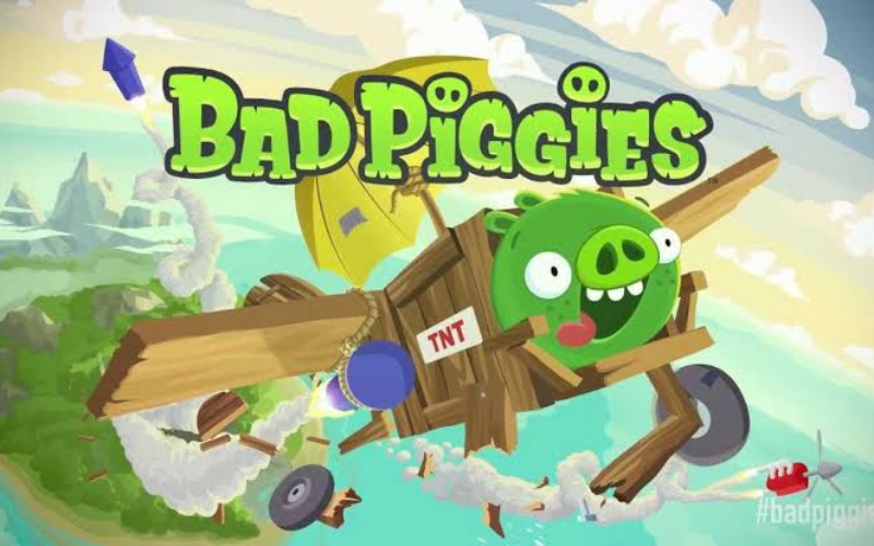 Review Bad Piggies, Bantu Si Piggies Merancang Kendaraan