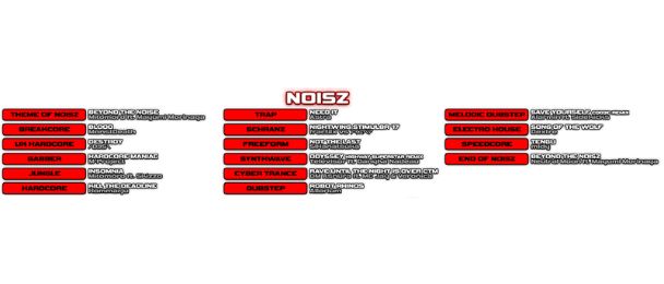 NOISZ song list