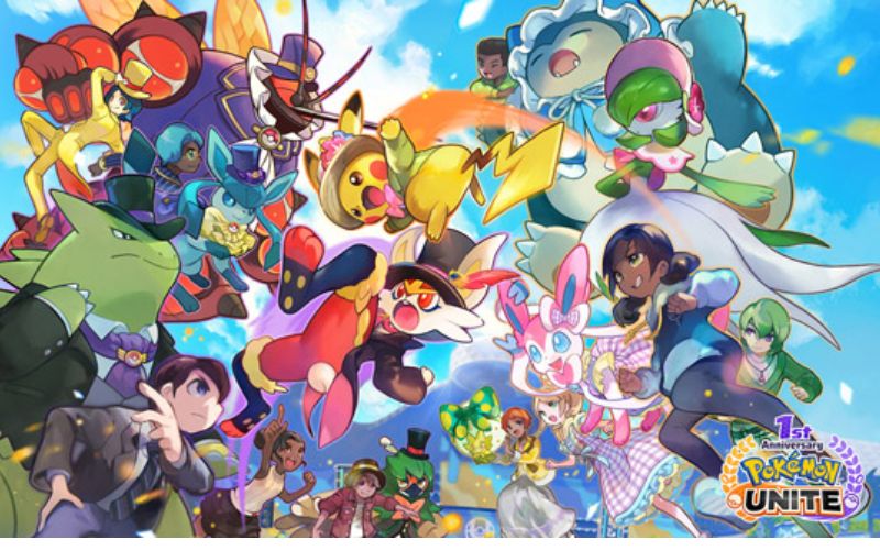 Pokemon Unite Hadiahkan Pokemon Baru di 1st Annniversary!