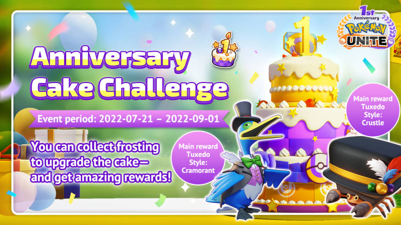 Pokemon Unite 1st Anniversary Cake Challenge