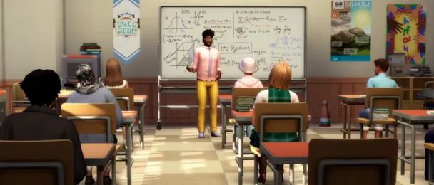The Sims 4 High School Years Classroom