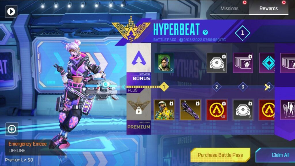 Apex Legends Mobile Hyperbeat Battle Pass