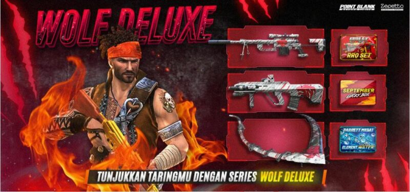 Tampil Makin Sangar dengan Wolf Deluxe Series, Koleksi Senjata Terbaru Point Blank Zepetto