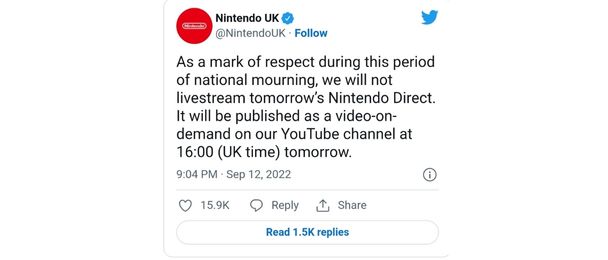 Nintendo UK Twitter