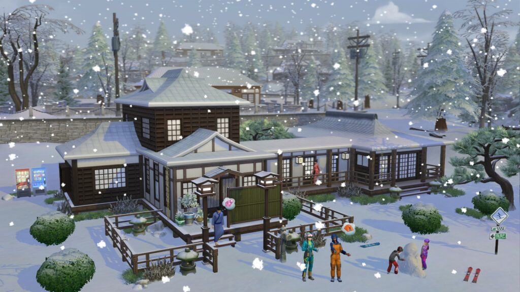 The Sims 4 Snowy Escape Mount Komorrebi