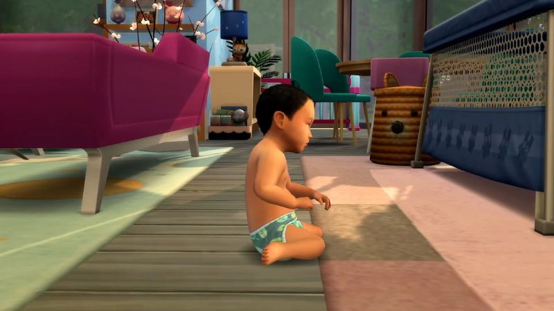 The Sims 4 better babies update