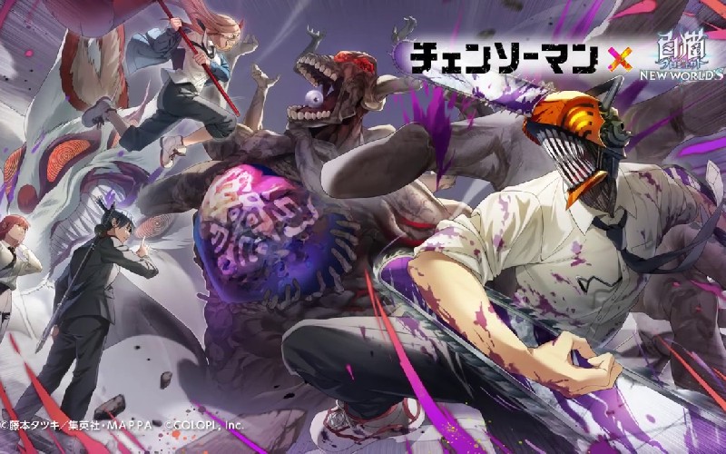 Game Gacha, Shironeko Project Berkolaborasi Chainsaw Man