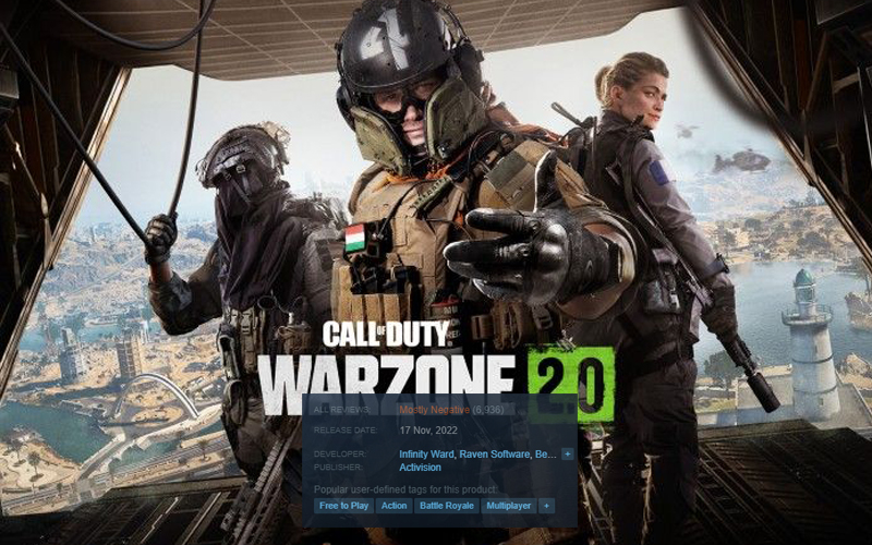 Call of Duty Warzone 2.0 Jadi Game Terburuk Dalam 2 Hari