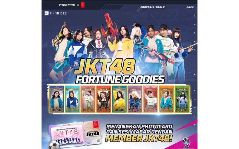 Free Fire Hadirkan Kolaborasi Dengan JKT48