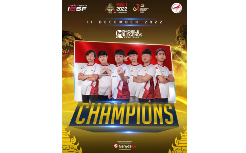 Indonesia Juara Umum IESF, setelah Bungkam Filipina 3-0