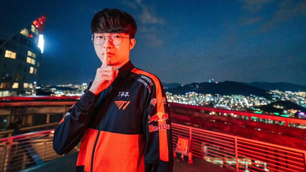 Faker League of Legends pro player record