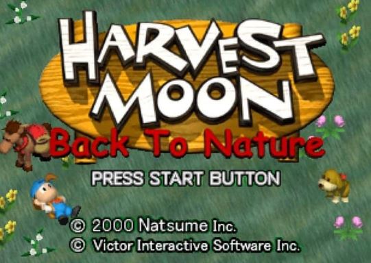 Harvest Moon Back to Nature Start