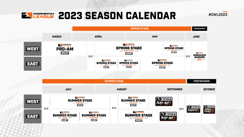 Overwatch League Season 6 calendar