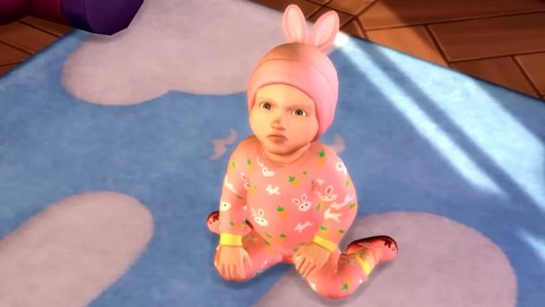 The Sims 4 infant showcase