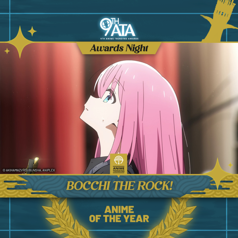 Anime Bocchi the Rock! Menangkan Anime of The Year
