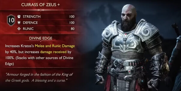 God of War Ragnarok Armor Set Zeus