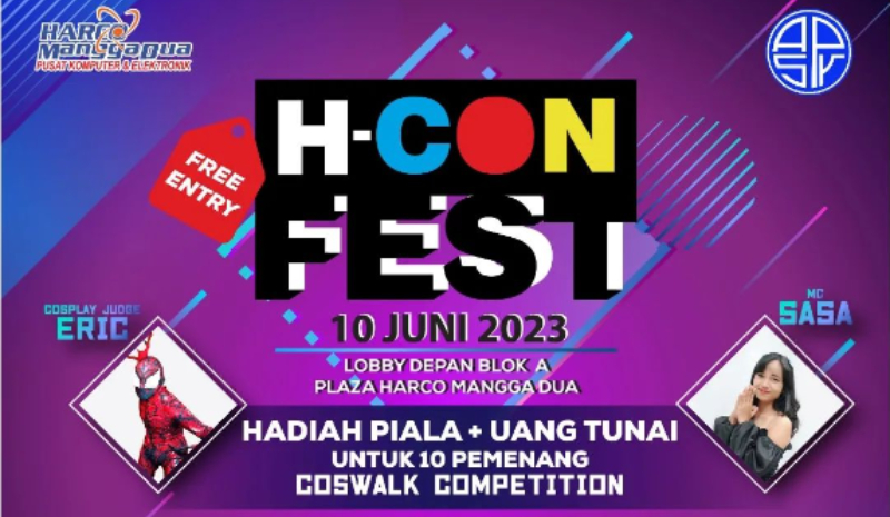 H-CON FEST! Event Jejepangan Ada Coswalk & 7 Performance